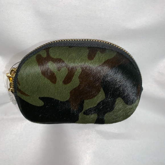 NWT designer original pony hide & calfskin CLUTCH - Picture 8 of 8